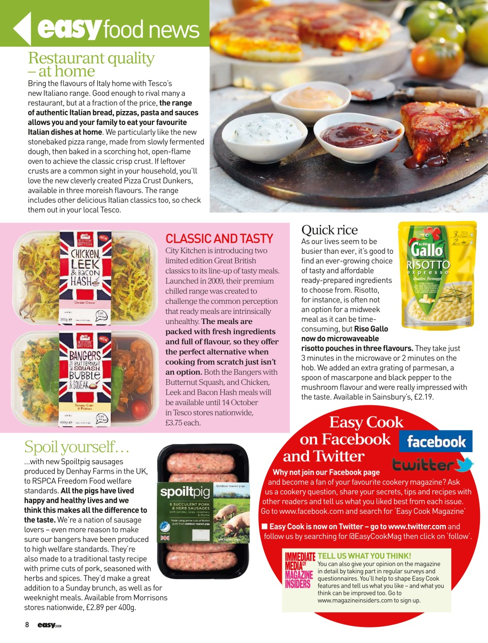 Easy Cook Magazine Preview Pages