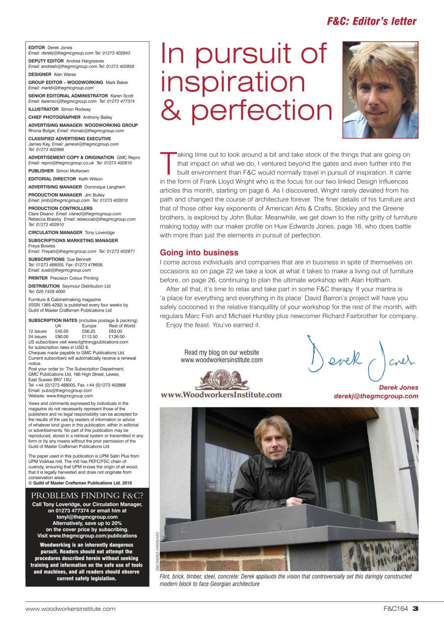 Furniture & Cabinetmaking Preview Pages