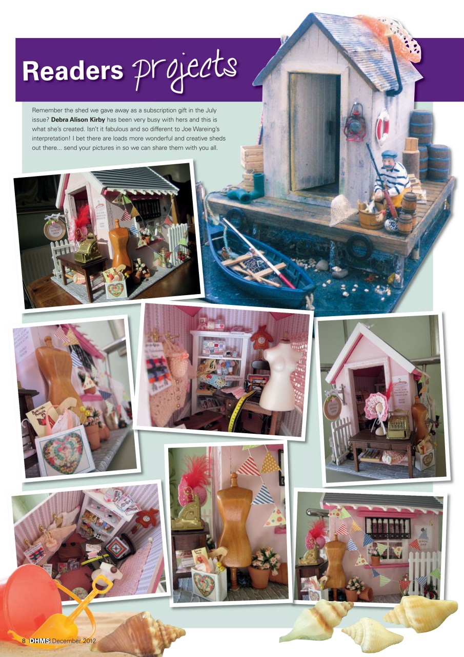 Dolls House and Miniature Scene Preview Pages
