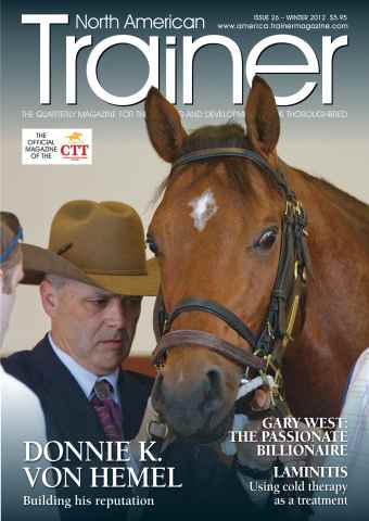 North American Trainer Magazine - horse racing issue Winter 2012 - Issue 26