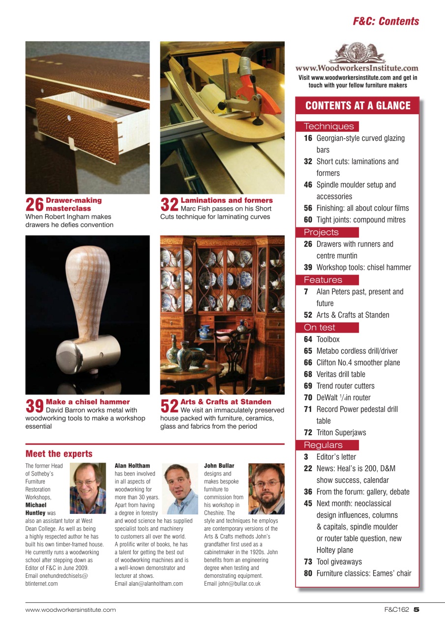 Furniture & Cabinetmaking Preview Pages