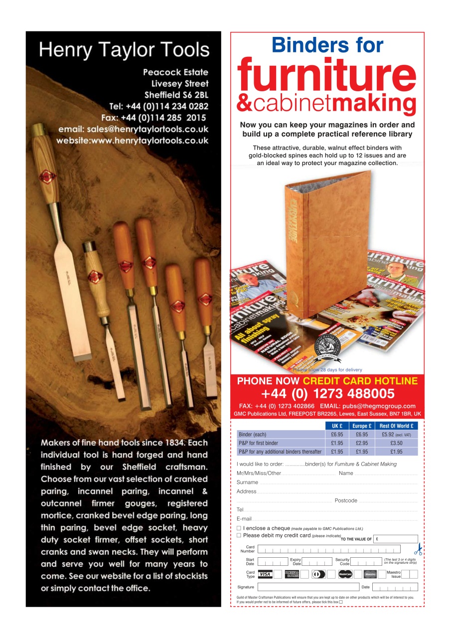 Furniture & Cabinetmaking Preview Pages
