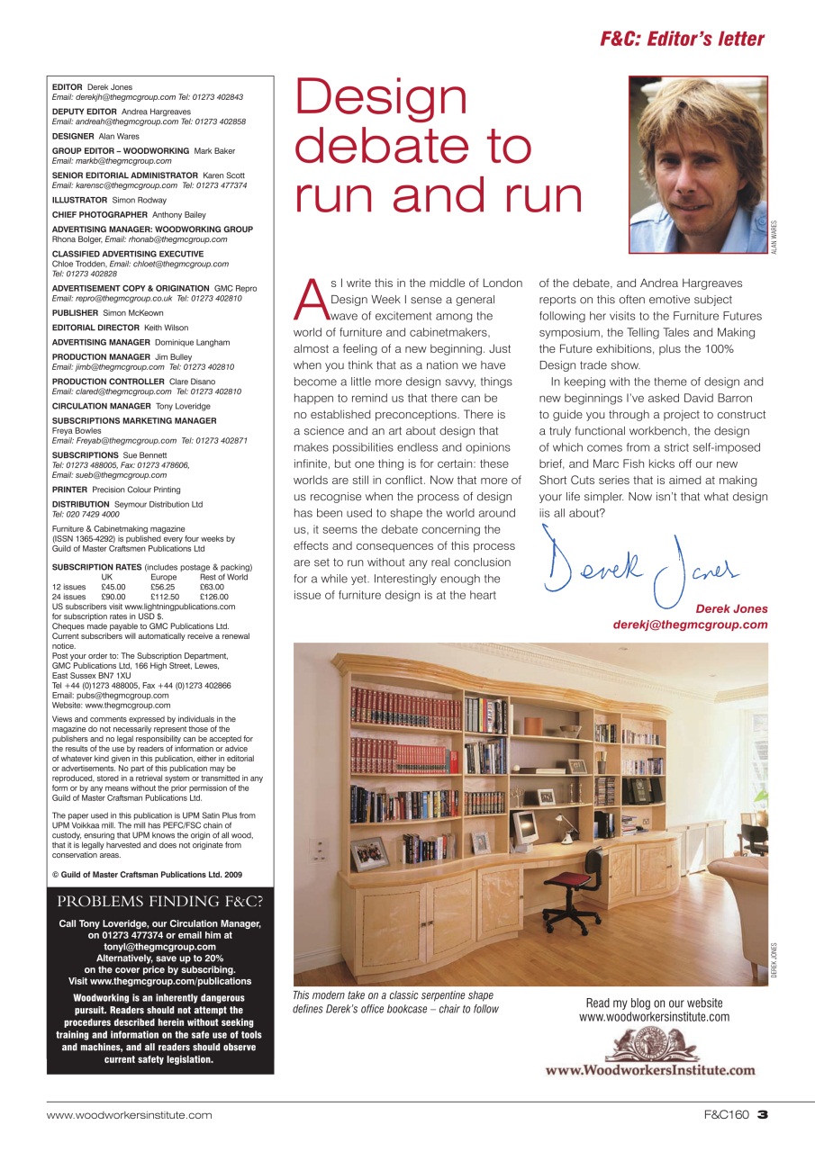 Furniture & Cabinetmaking Preview Pages