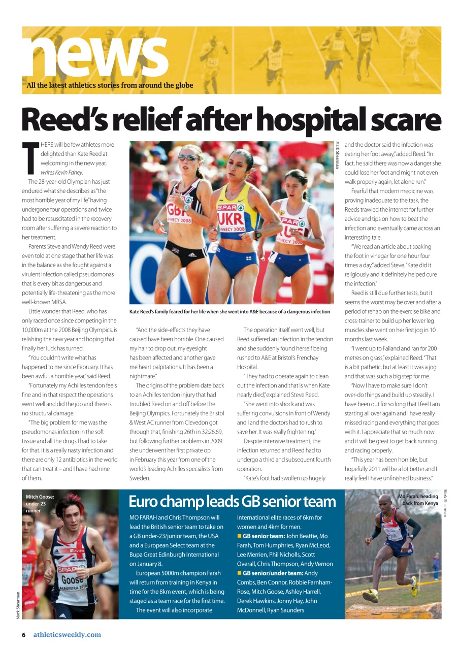 AW – Athletics Weekly Magazine Preview Pages