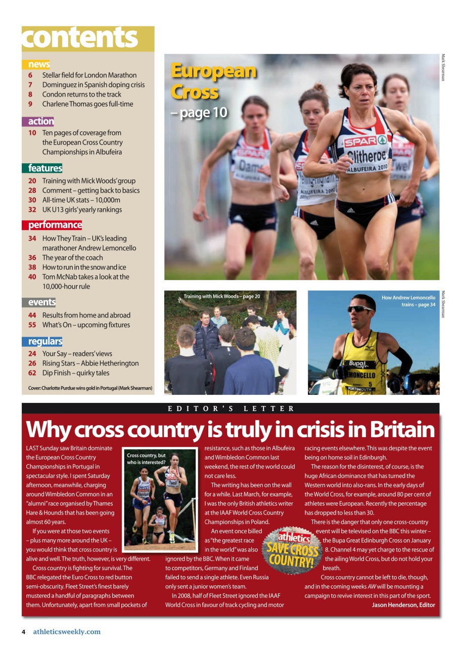 AW – Athletics Weekly Magazine Preview Pages
