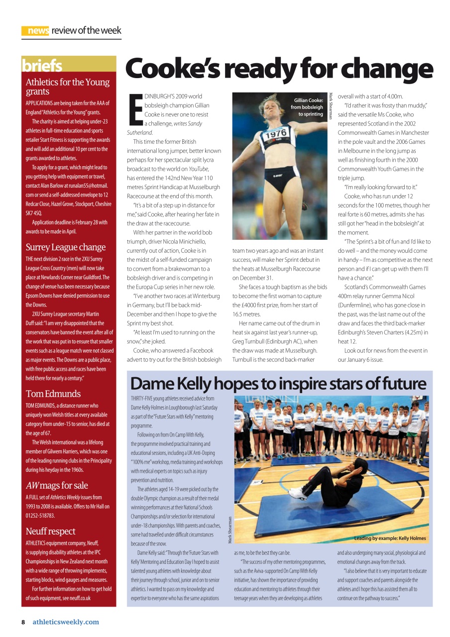 AW – Athletics Weekly Magazine Preview Pages