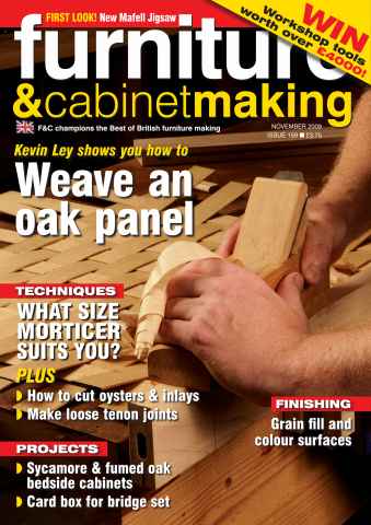 Furniture & Cabinetmaking issue November 2009