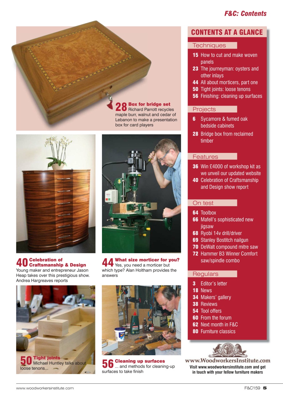 Furniture & Cabinetmaking Preview Pages