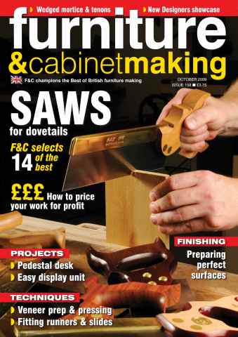Furniture & Cabinetmaking issue October 2009