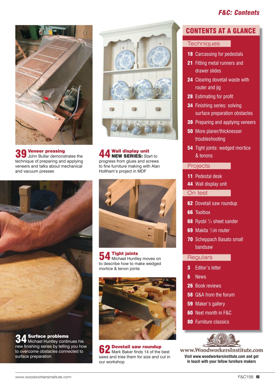 Furniture & Cabinetmaking Preview Pages
