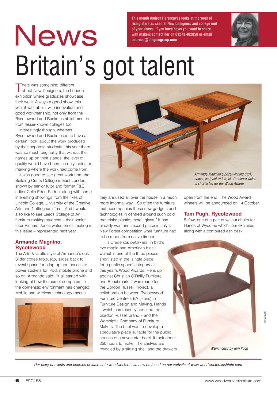 Furniture & Cabinetmaking Preview Pages