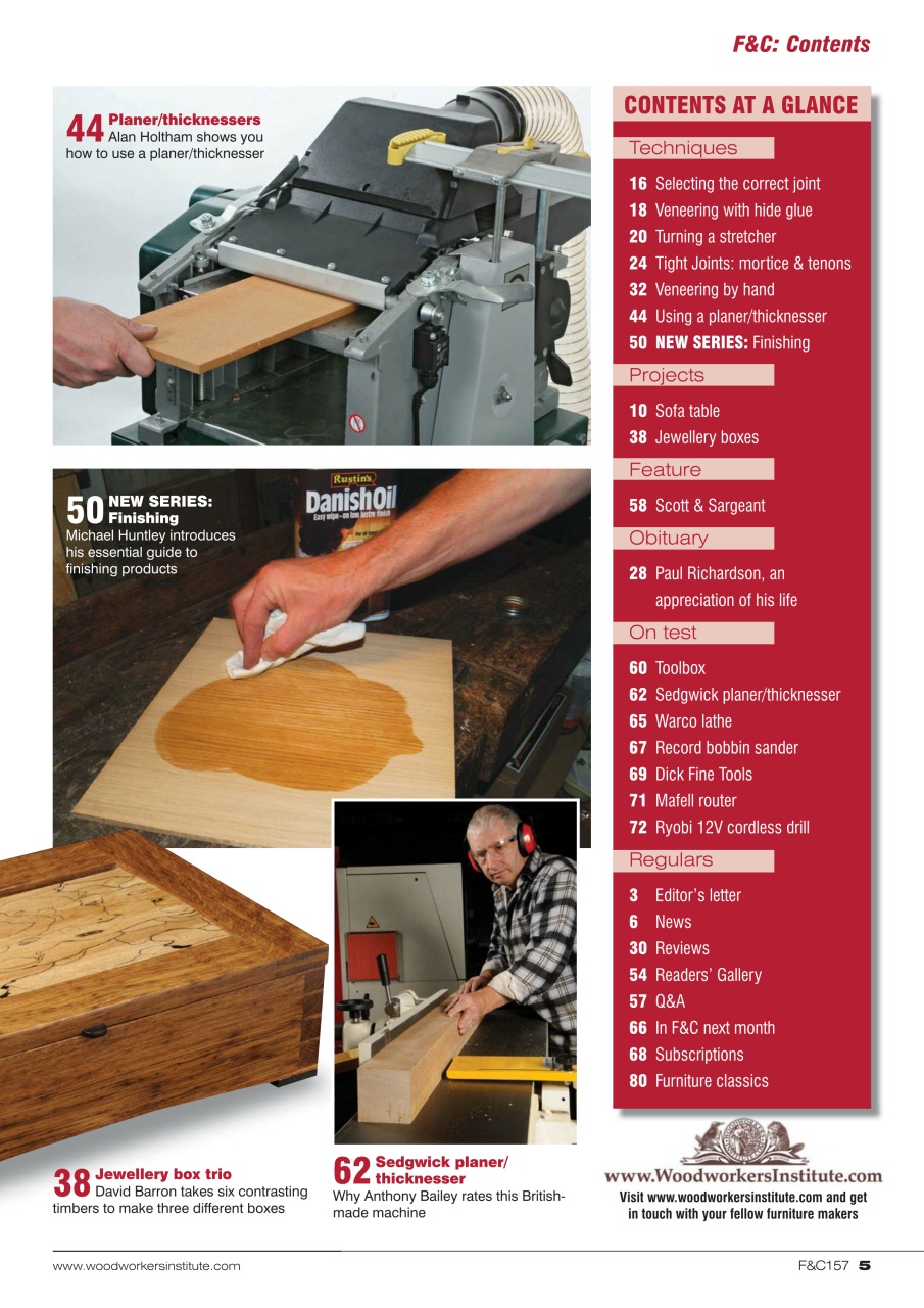 Furniture & Cabinetmaking Preview Pages