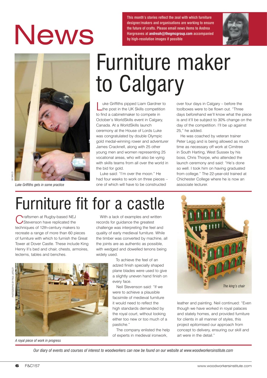 Furniture & Cabinetmaking Preview Pages