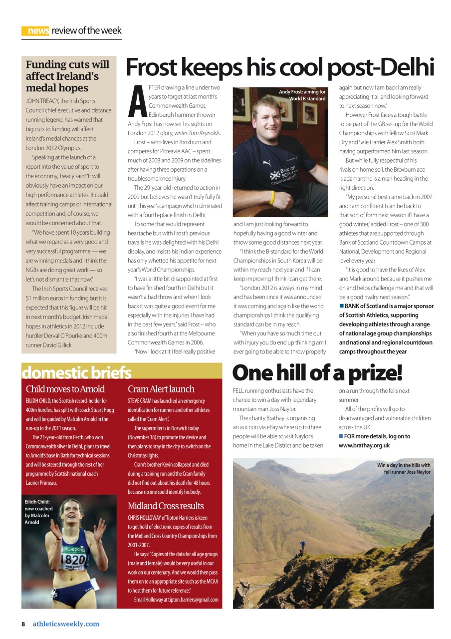 AW – Athletics Weekly Magazine Preview Pages