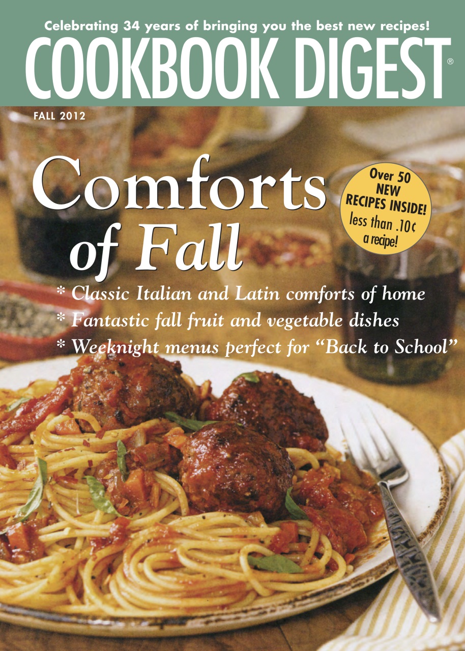 Cookbook Digest Preview Pages