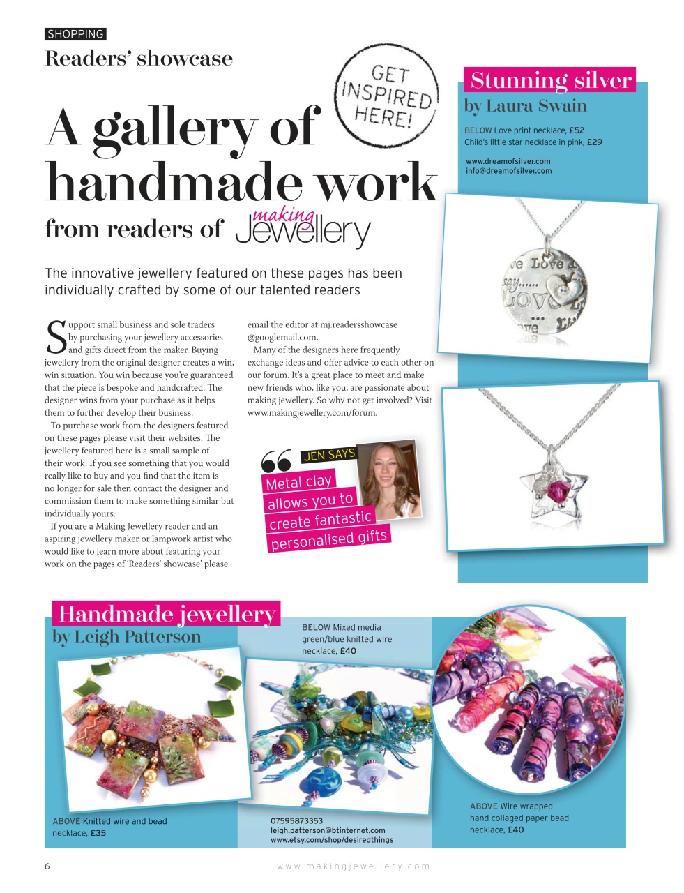 Making Jewellery Preview Pages