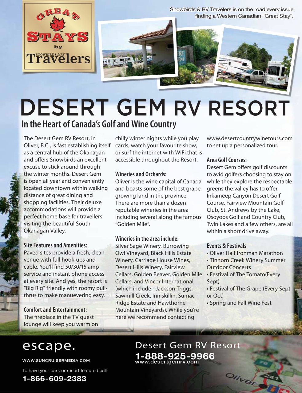 Snowbirds & RV Travelers Preview Pages
