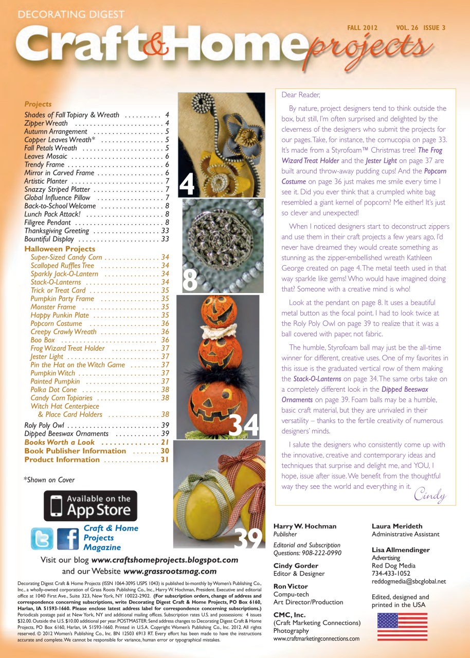Craft & Home Projects Preview Pages