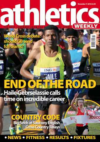 AW – Athletics Weekly Magazine issue AW Nov 11 2010