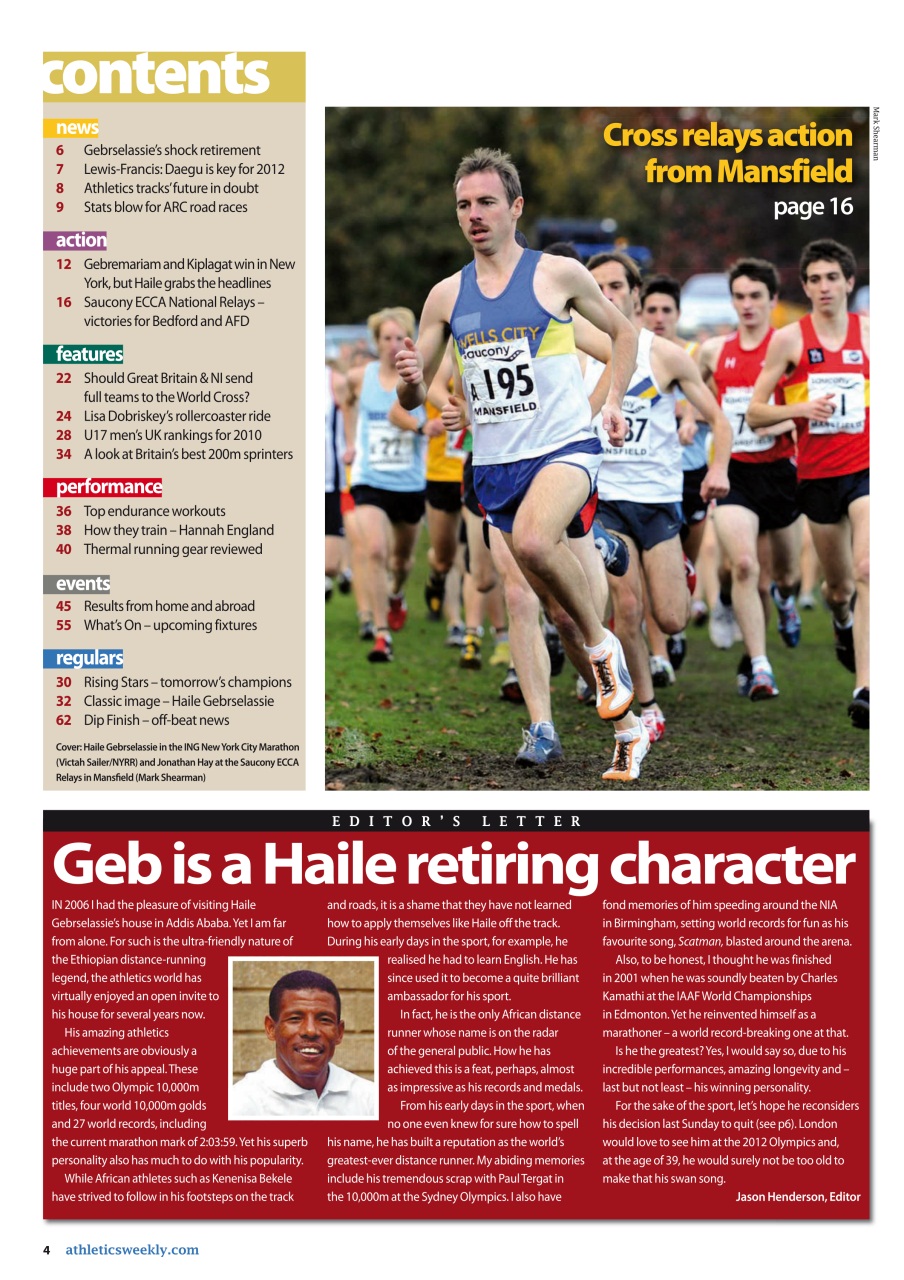 AW – Athletics Weekly Magazine Preview Pages