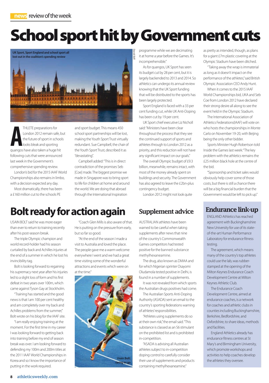 AW – Athletics Weekly Magazine Preview Pages