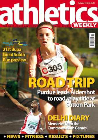 AW – Athletics Weekly Magazine issue AW October 21 2010