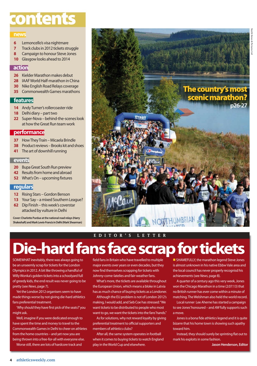 AW – Athletics Weekly Magazine Preview Pages