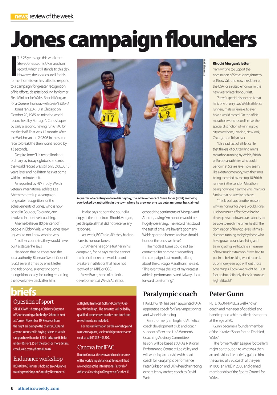 AW – Athletics Weekly Magazine Preview Pages