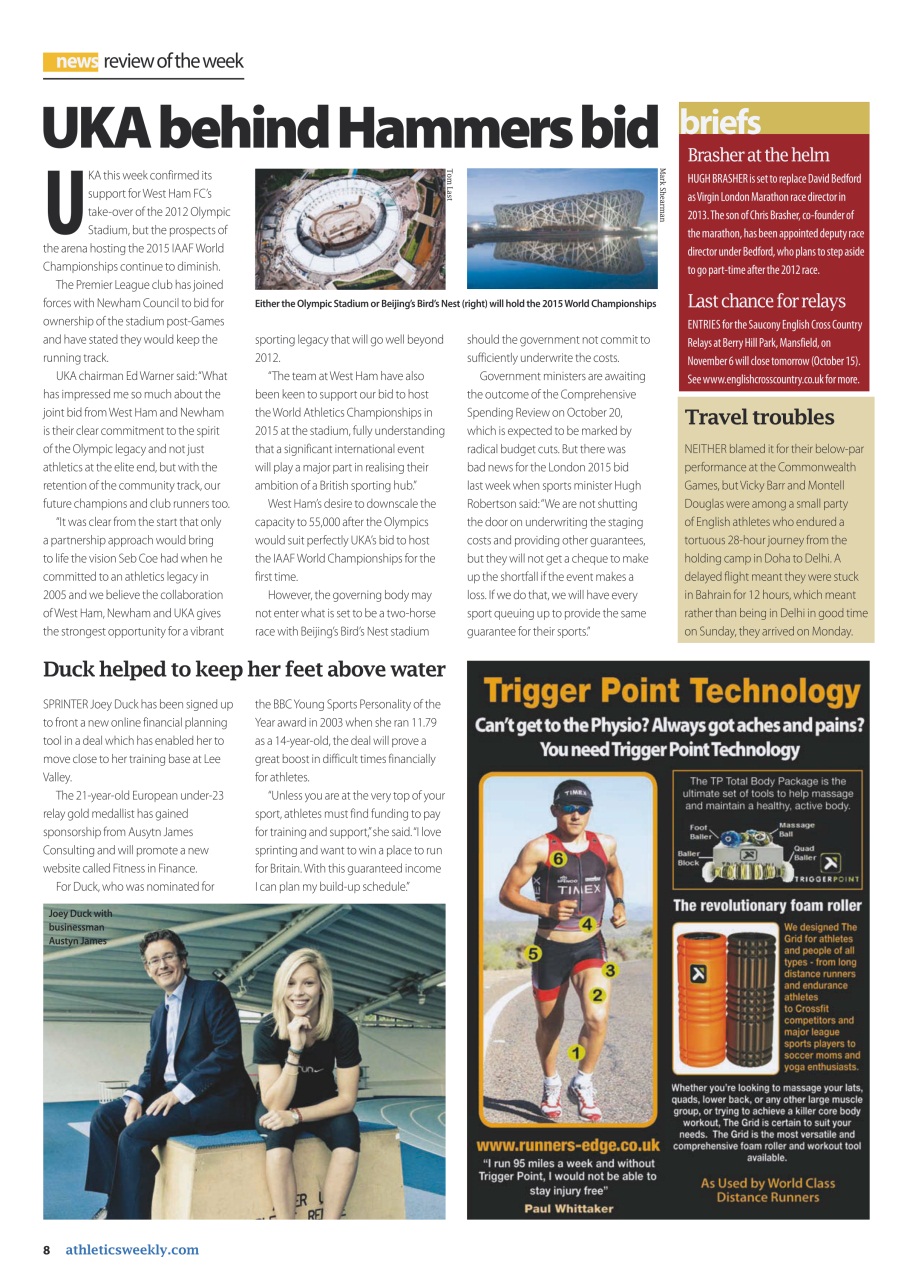 AW – Athletics Weekly Magazine Preview Pages