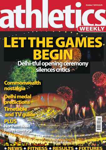 AW – Athletics Weekly Magazine issue AW October 7 2010