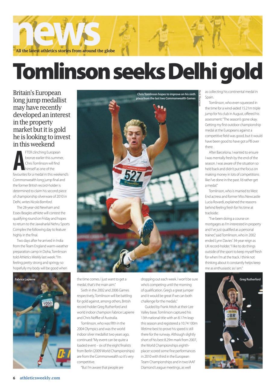 AW – Athletics Weekly Magazine Preview Pages