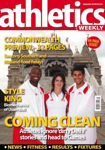 AW – Athletics Weekly Magazine issue AW Sept 30 2010