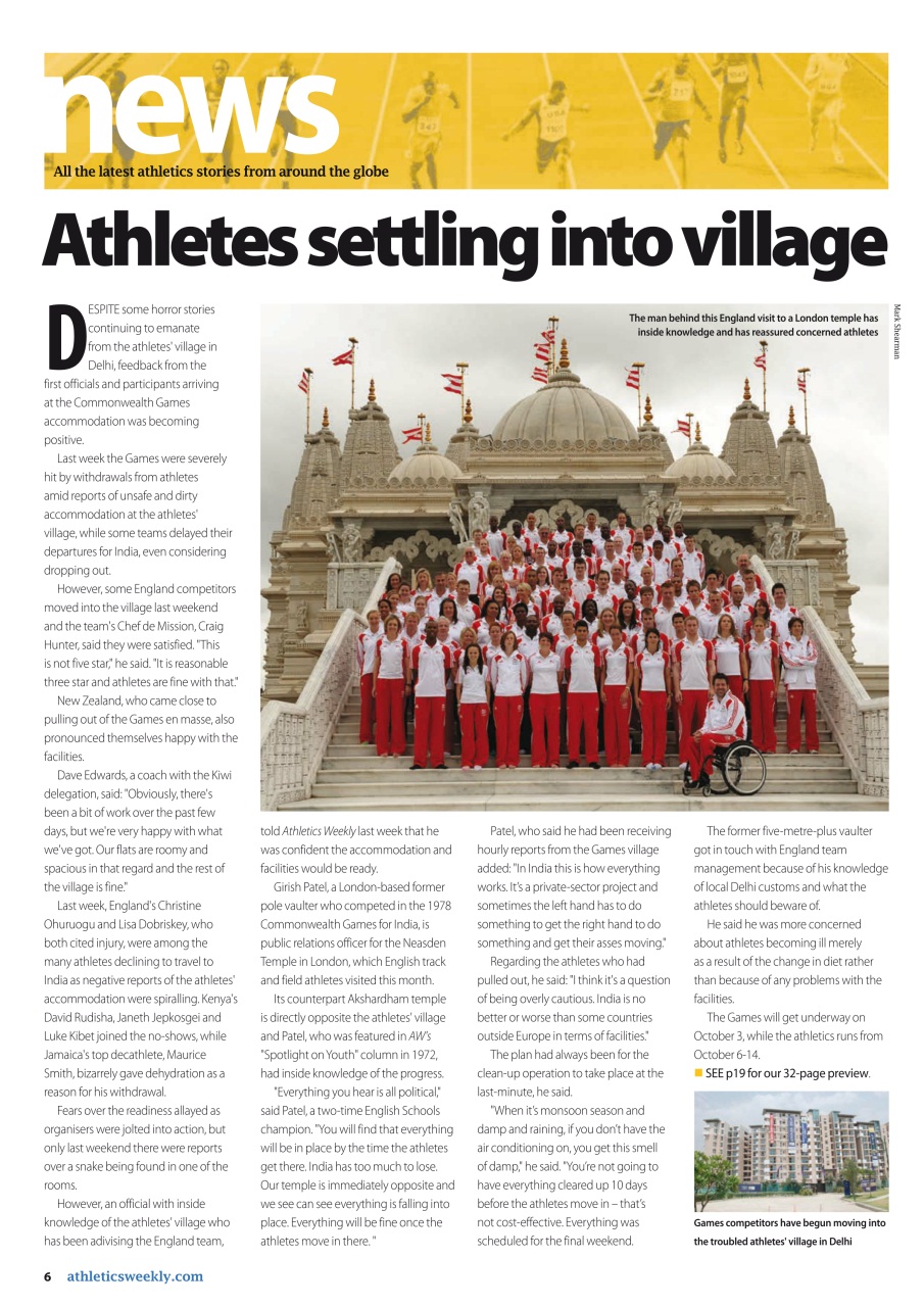 AW – Athletics Weekly Magazine Preview Pages