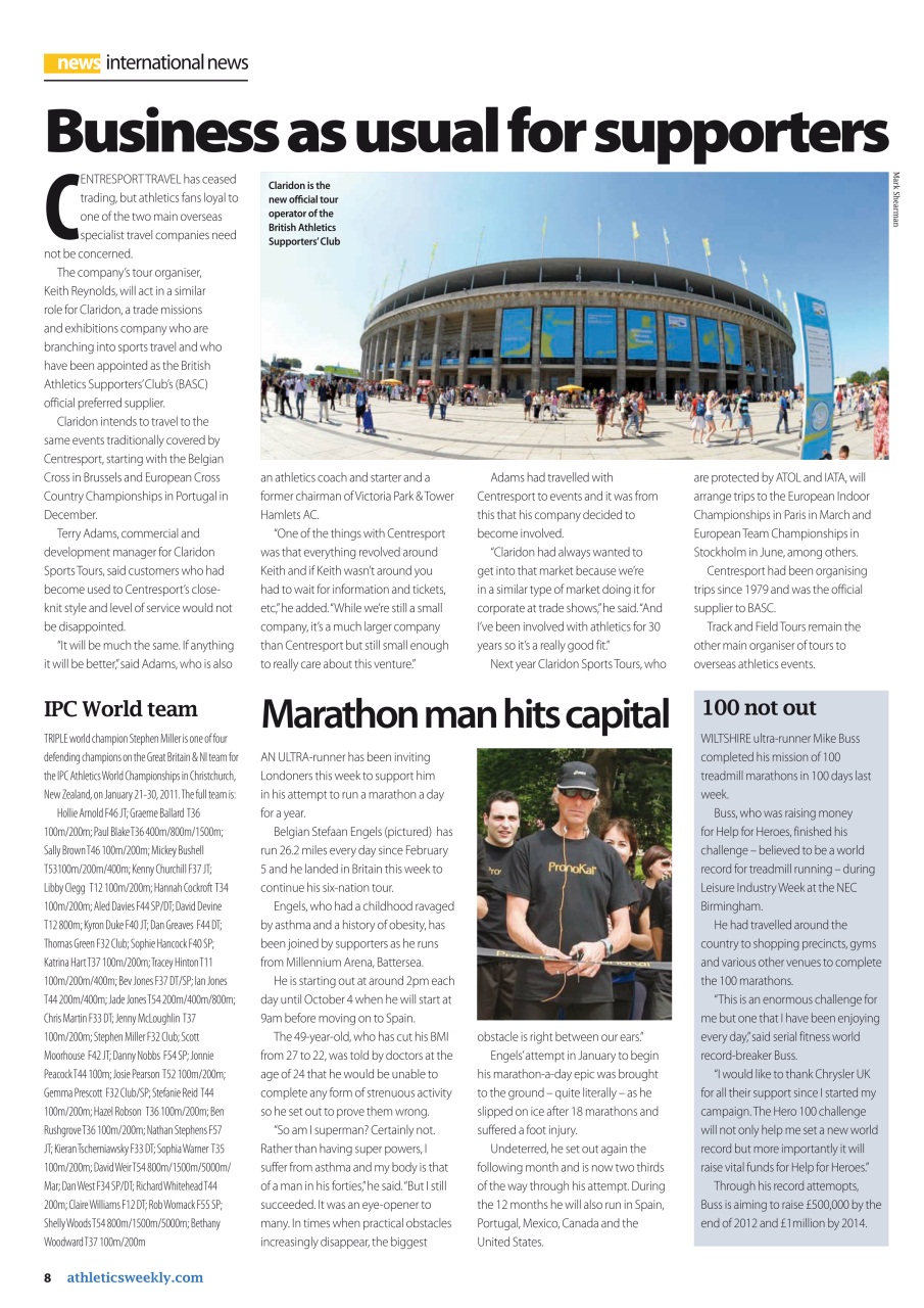 AW – Athletics Weekly Magazine Preview Pages