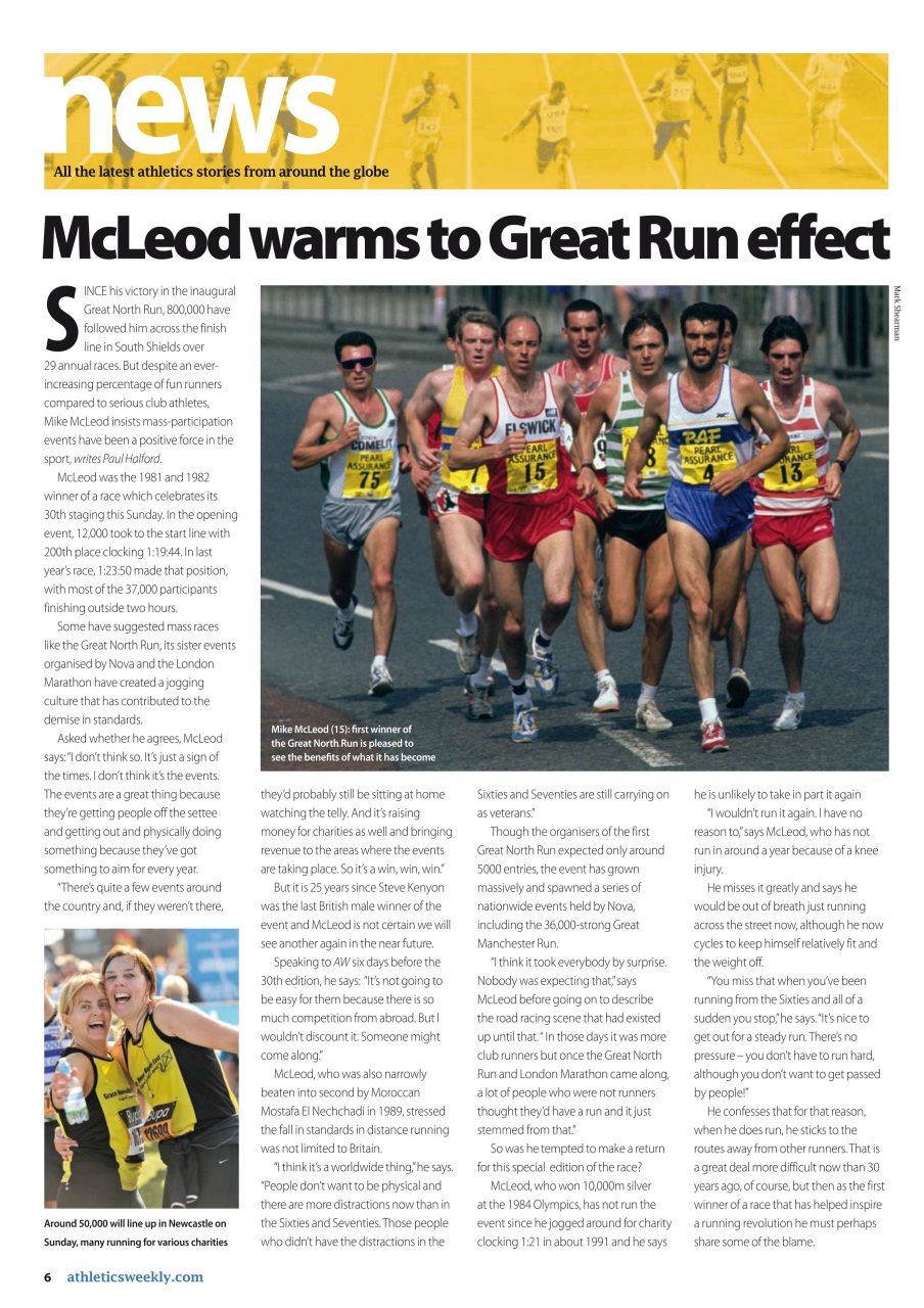 AW – Athletics Weekly Magazine Preview Pages