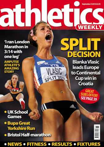 AW – Athletics Weekly Magazine issue AW September 9 2010