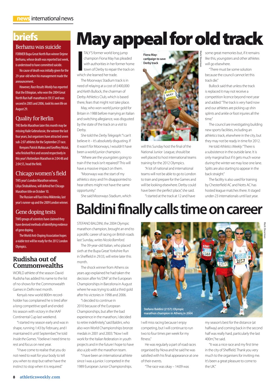 AW – Athletics Weekly Magazine Preview Pages
