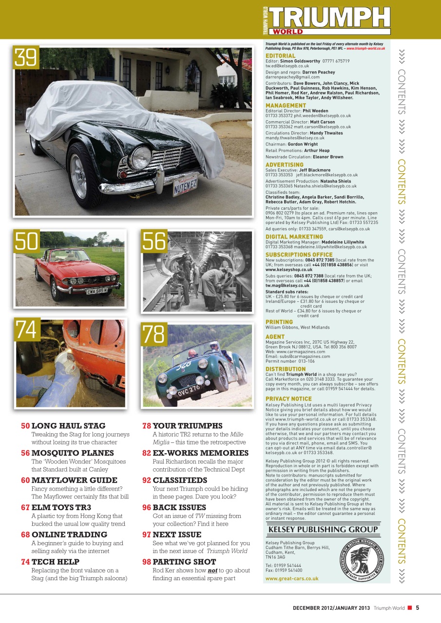 Triumph World Preview Pages