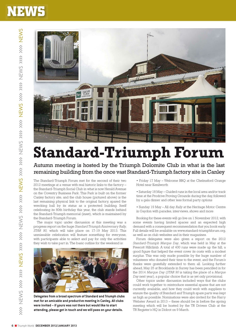 Triumph World Preview Pages