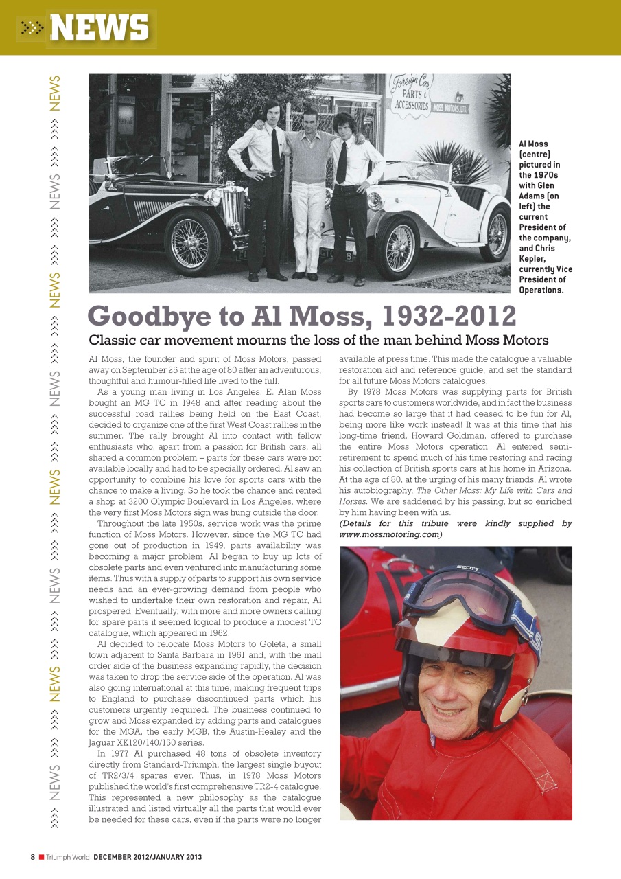 Triumph World Preview Pages