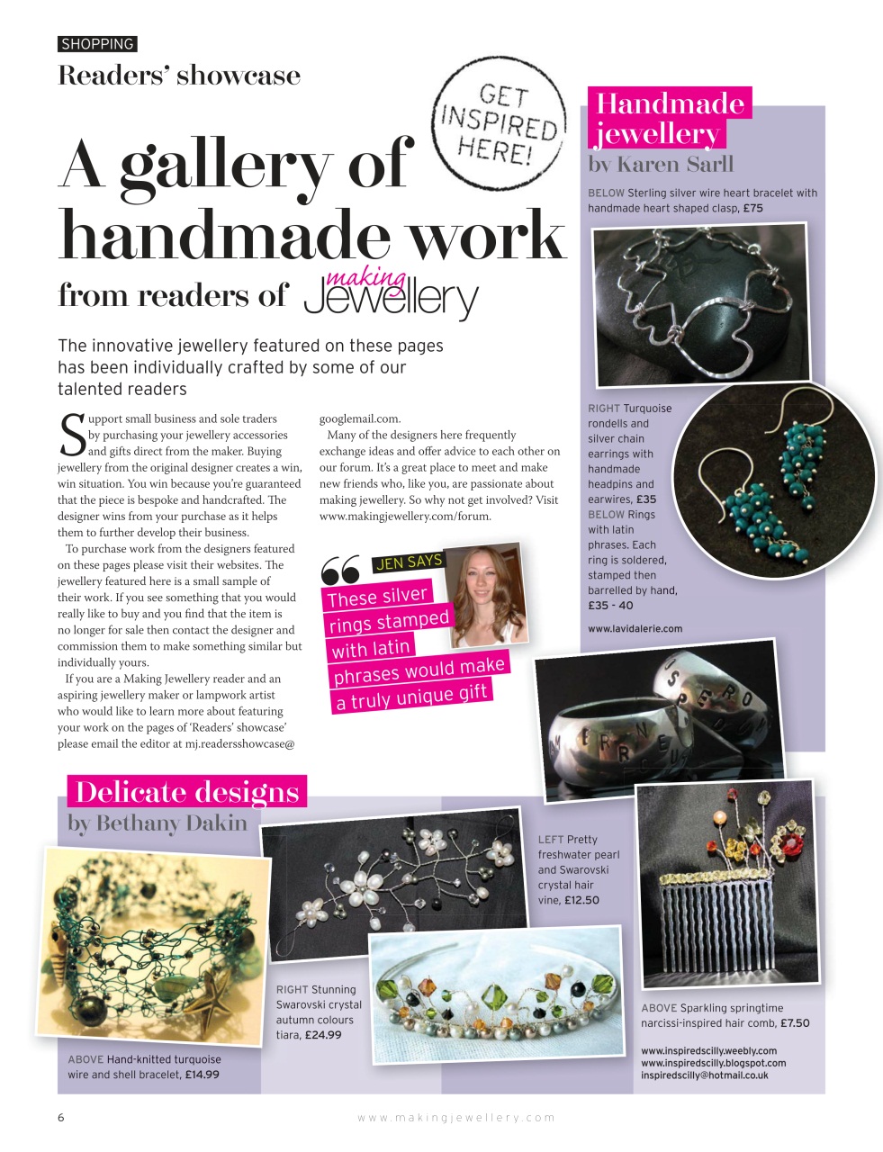 Making Jewellery Preview Pages