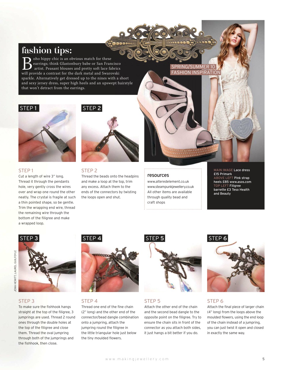 Making Jewellery Preview Pages