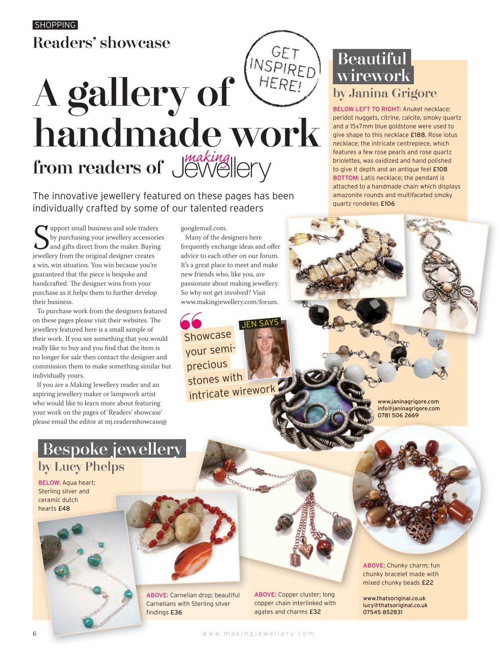 Making Jewellery Preview Pages