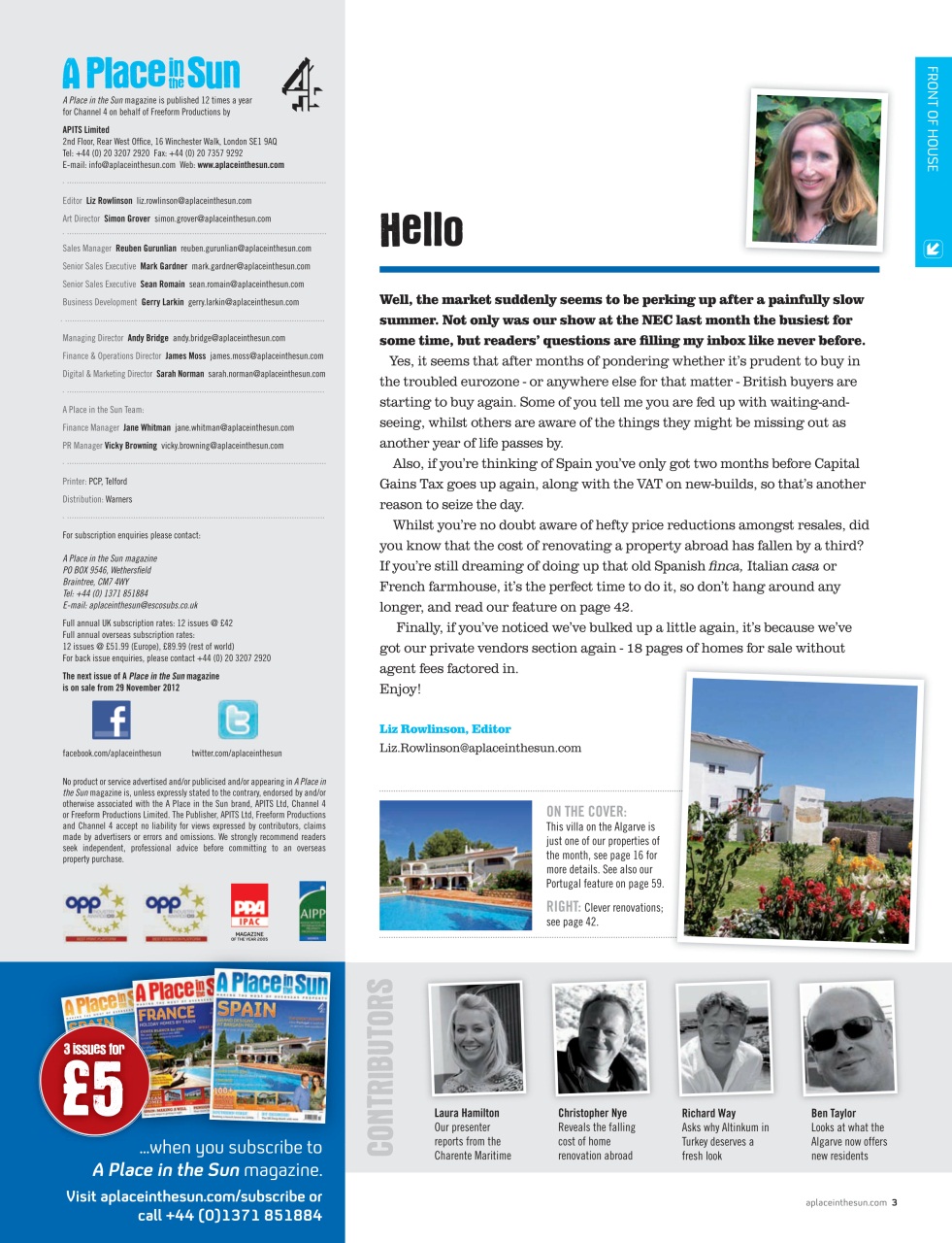 A Place in the Sun Magazine Preview Pages