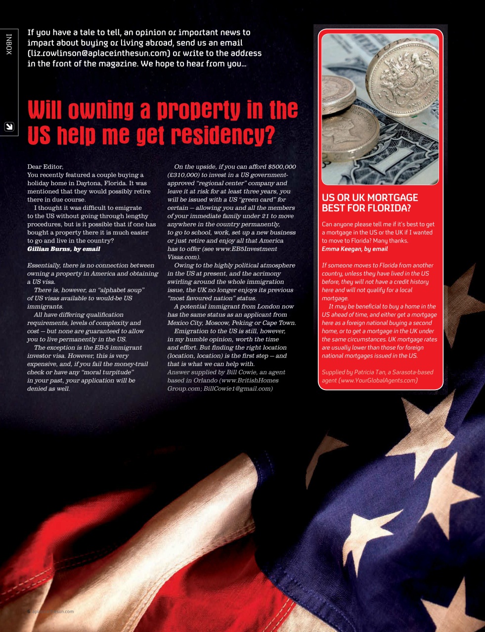 A Place in the Sun Magazine Preview Pages