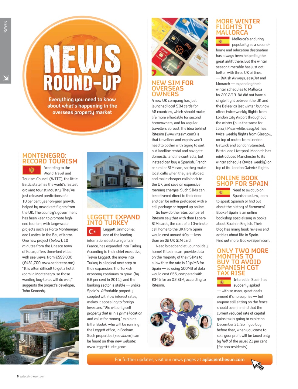 A Place in the Sun Magazine Preview Pages