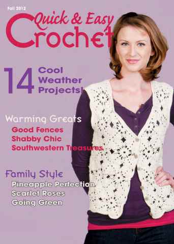 Quick & Easy Crochet issue Fall 2012