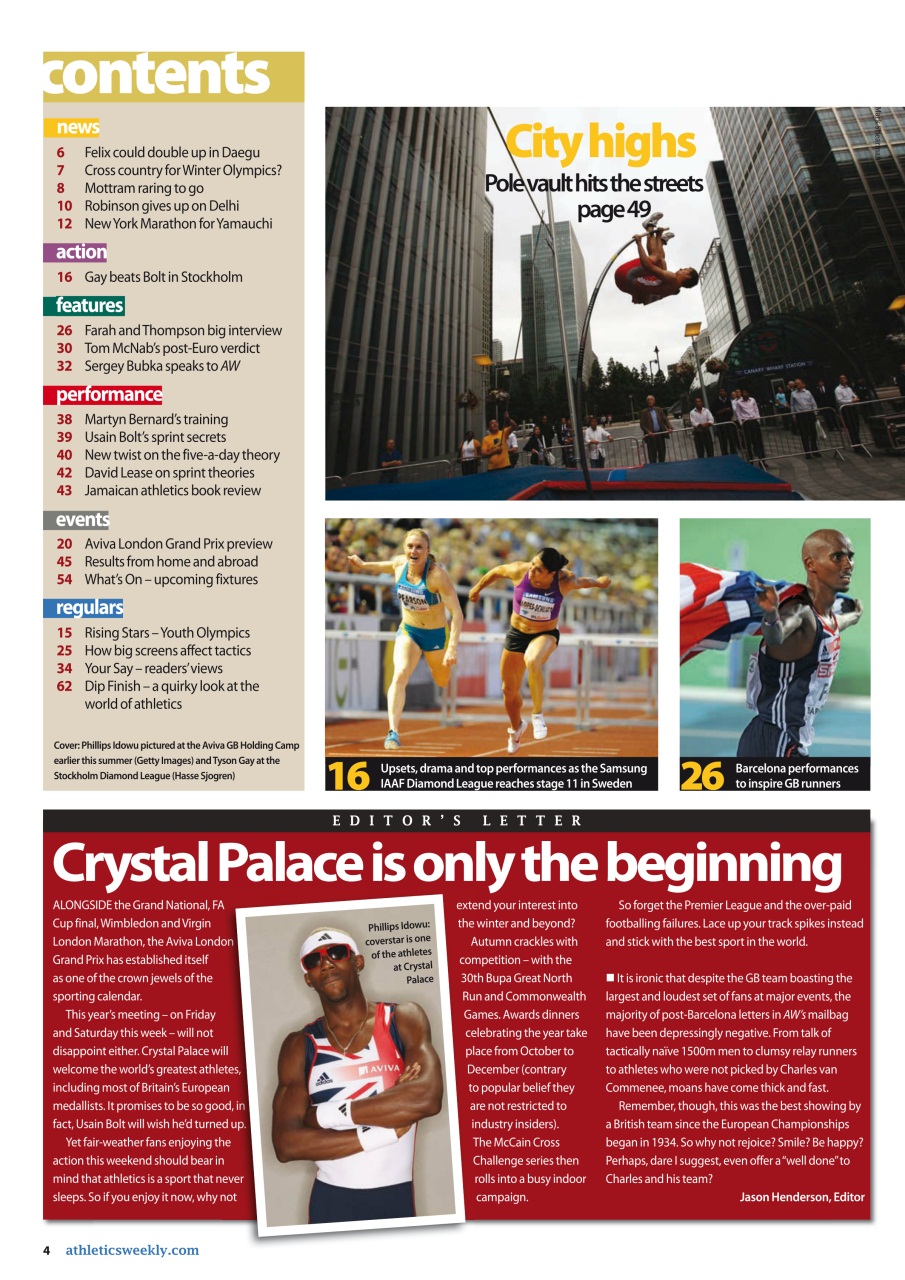 AW – Athletics Weekly Magazine Preview Pages