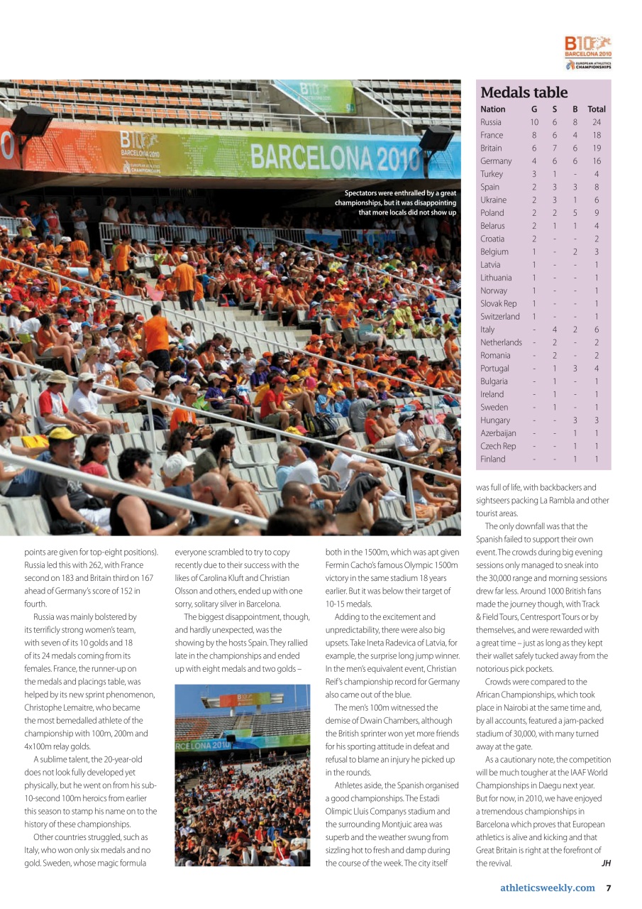 AW – Athletics Weekly Magazine Preview Pages