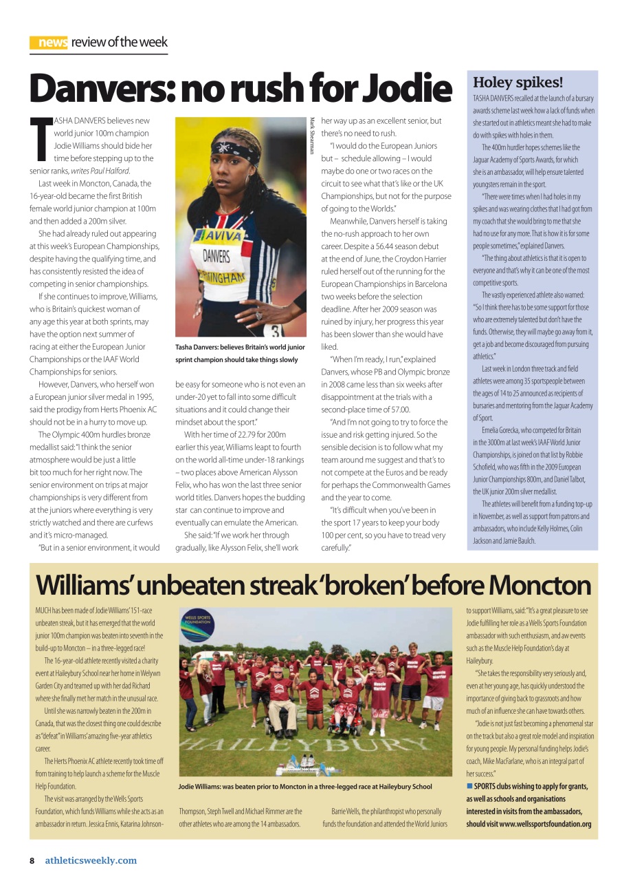 AW – Athletics Weekly Magazine Preview Pages
